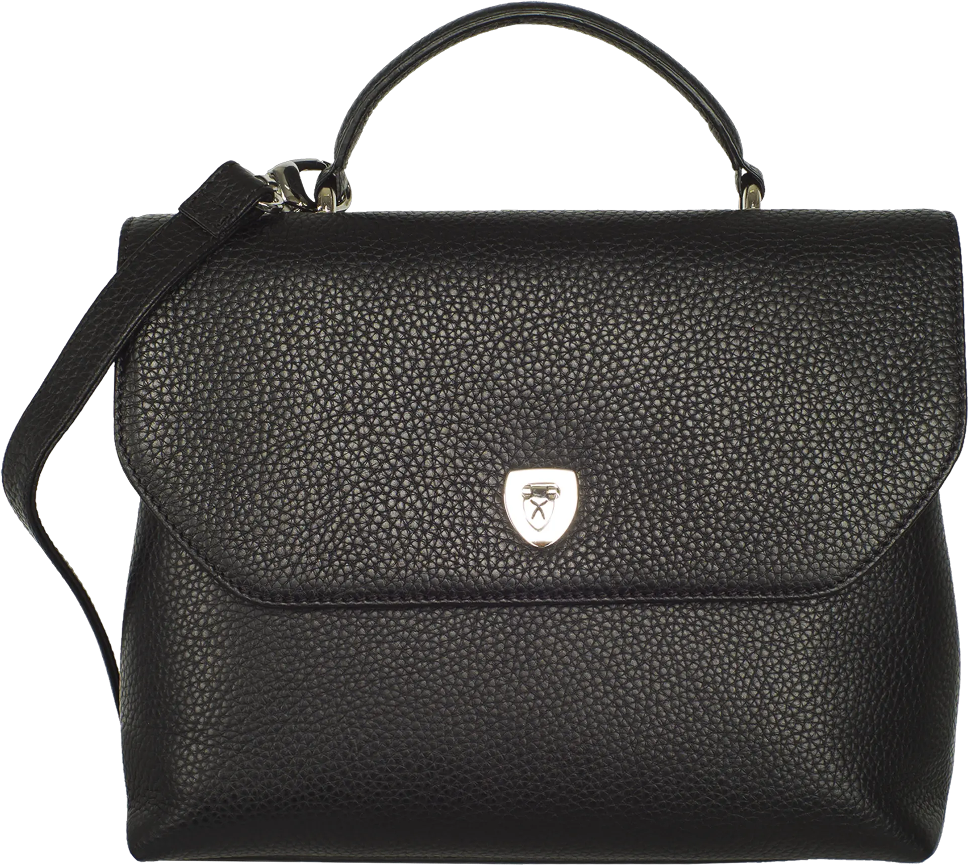 Ladies Bag Black Handbag Full Size Png Download Seekpng Messenger Bag Purse Png