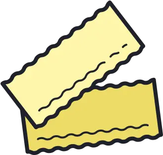 Lasagna Sheets Icon In Color Hand Drawn Style Horizontal Png Lasagna Icon