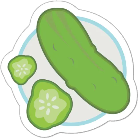 Pickle Sticker Sold By Pumpkin Bones Pickle Sticker Transparent Png Pickle Transparent