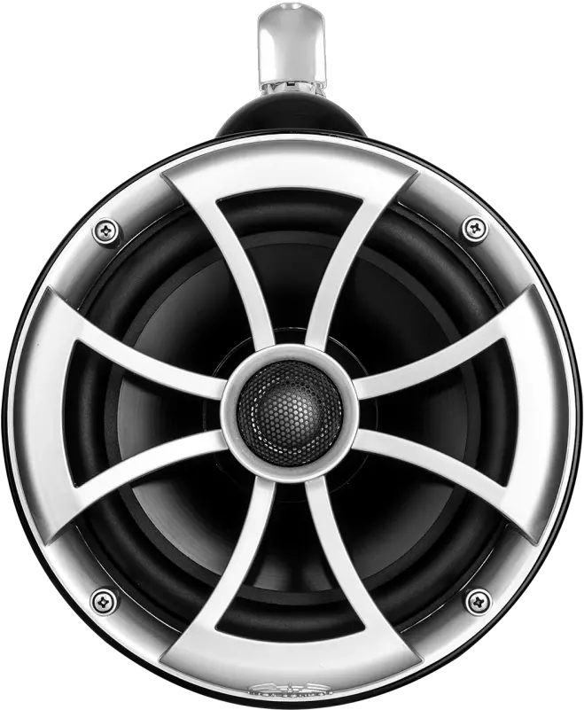 Wet Sound Icon Series 8 Inch Black Tower Speaker With Tc3 Swivel Clamps Icon8bsc Wet Sounds Icon8 Icon Marine Tower Speakers With X Mount Kit Png Sound Icon Transparent