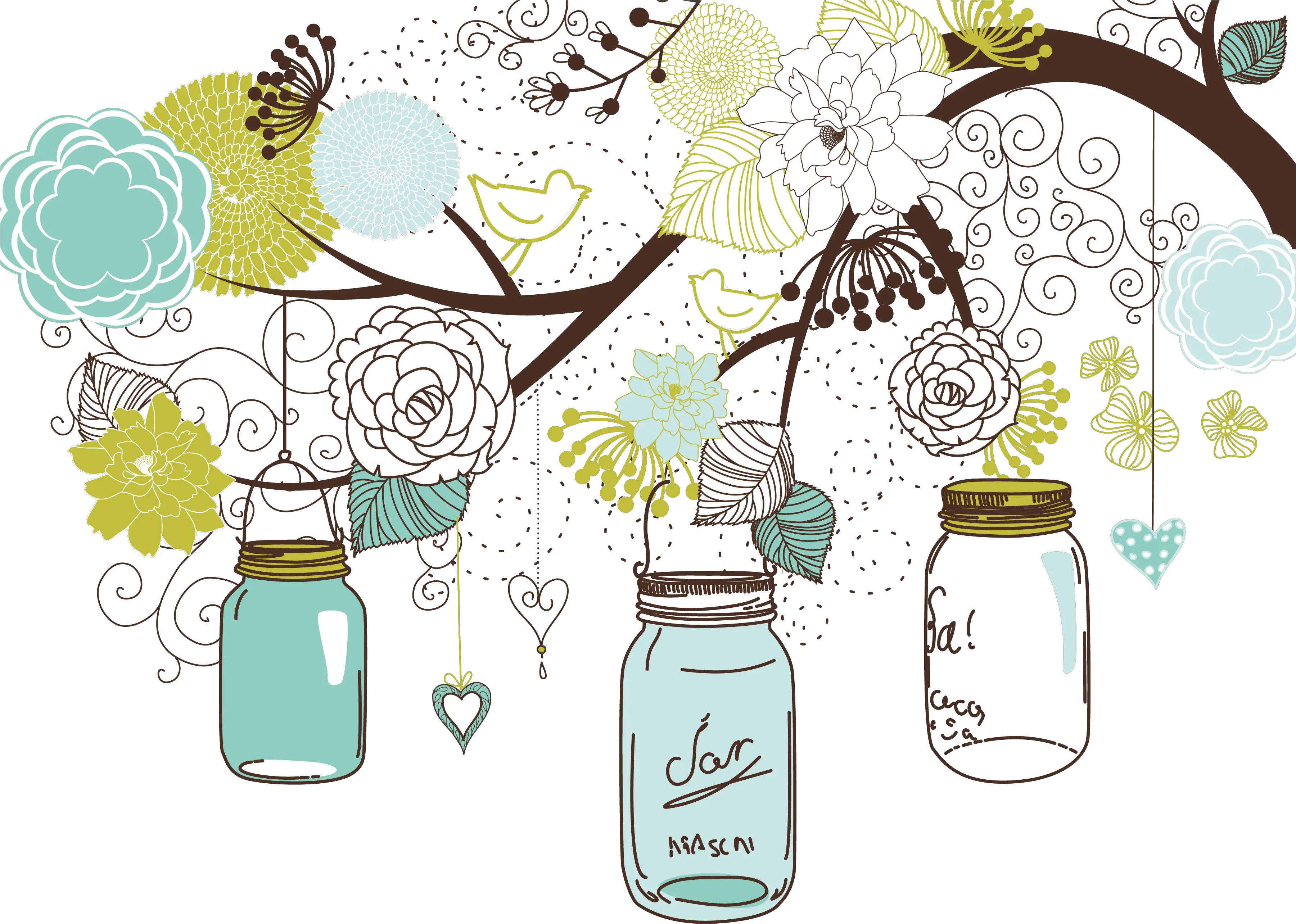 Baby Shower Baby Shower Invitation Background Hd Png Mason Jar Png