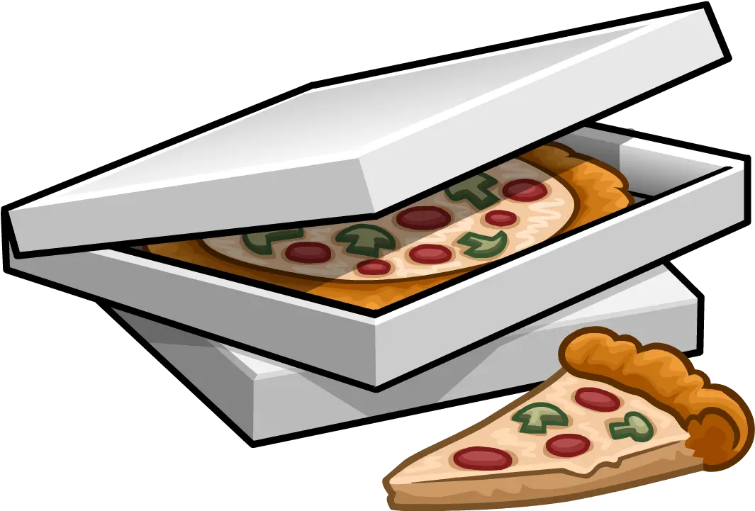 Pizza Clipart Sliced Transparent Pizza Box Cartoon Png Pizza Slice Transparent png