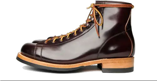 Polish Work Boots Cordovan U2014 Yuketen Work Boots Png Boot Transparent