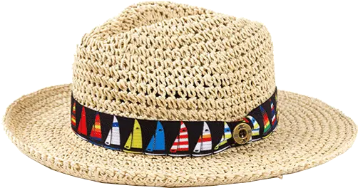 Ladies Sailboat Fedora Png Straw Hat Png