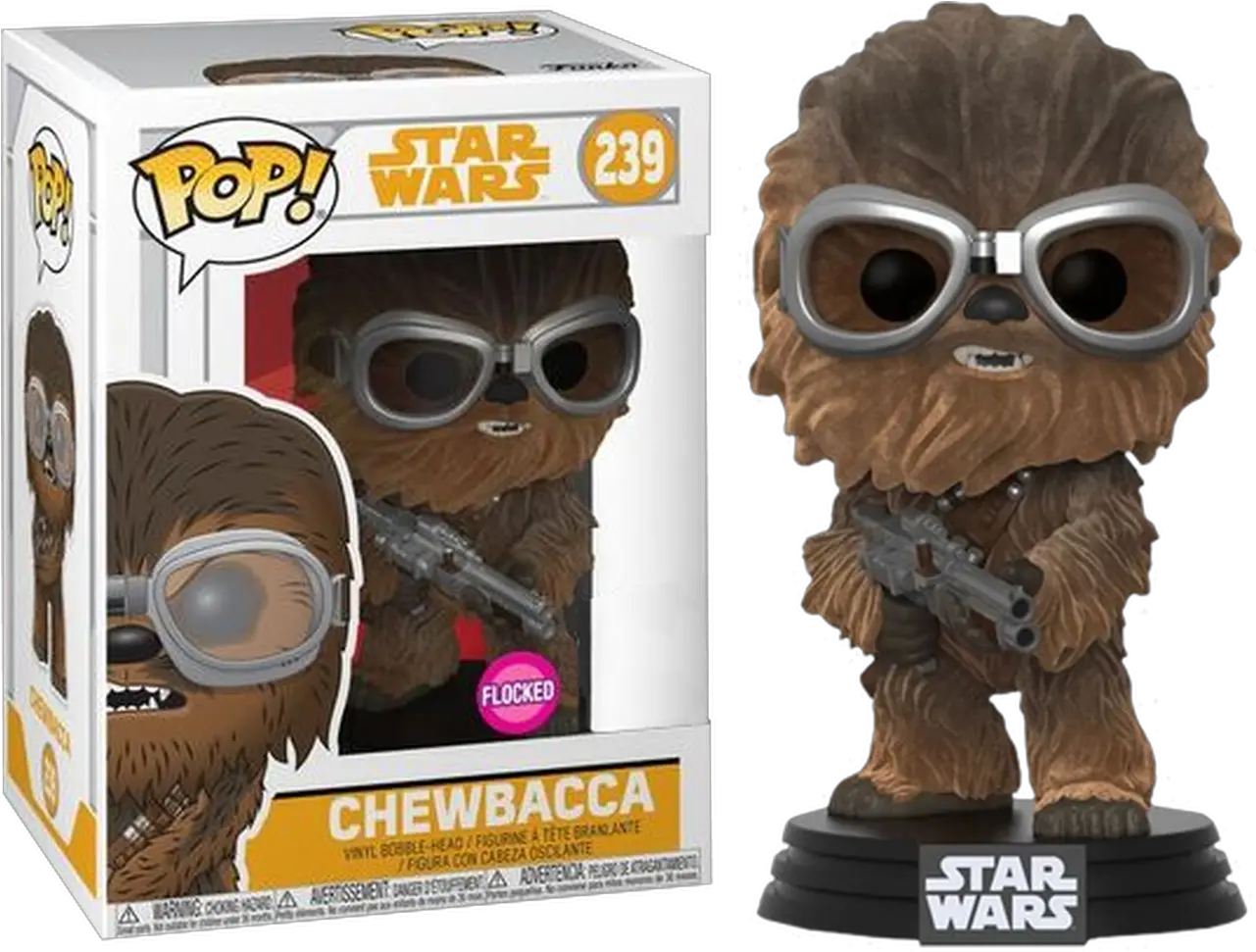 Star Wars Solo Chewbacca Flocked Us Exclusive Pop Vinyl Chewbacca Solo Funko Png Chewbacca Png