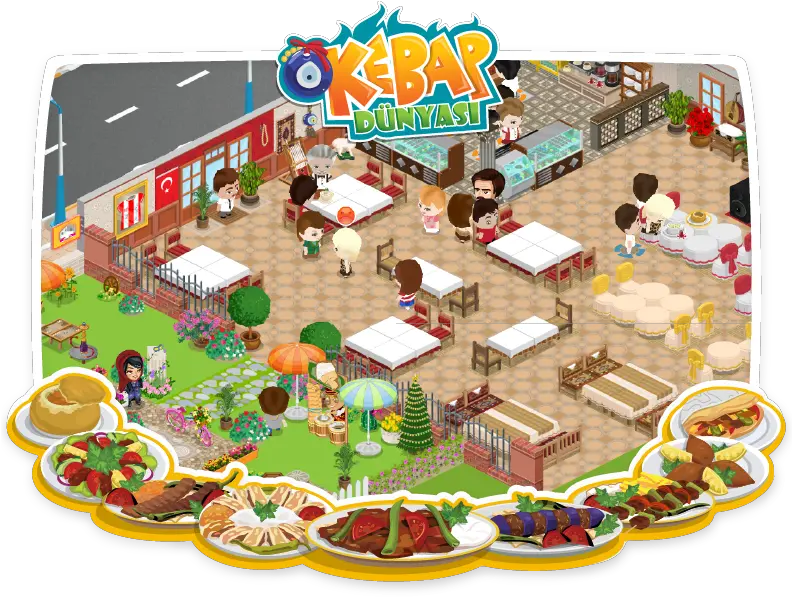 Restaurant Game Art For Outdoor Png Restaurant Icon Game