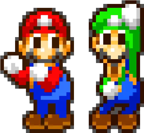 Luigi Gifs Wifflegif Mario And Luigi Dancing Gif Png Pixel Mario Transparent