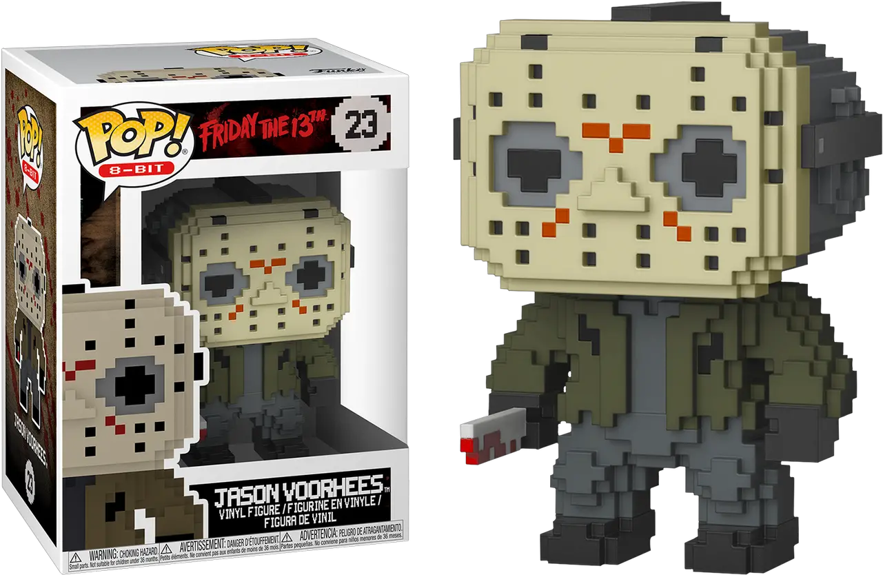 Friday The 13th Jason Voorhees 8 Bit Funko Png Friday The 13th Png