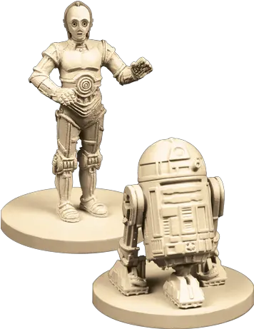 Swi11 13 Plastic C3po R2d2 Imperial Assault R2d2 U0026 C3po Star Wars Imperial Assault R2 D2 C 3po Ally Pack Png R2d2 Png