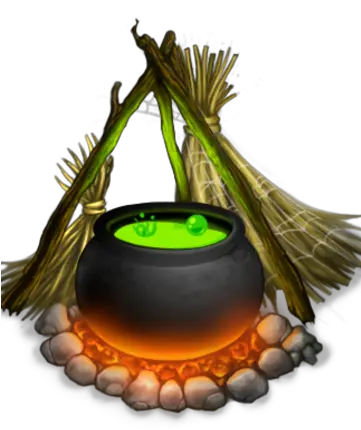 Creepy Cauldron Flame Png Cauldron Png