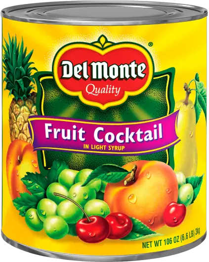 Del Monte Fruit Cocktail In Light Syrup Foodservice Del Monte Fruit Cocktail 30 Oz Png Fruit Salad Png png