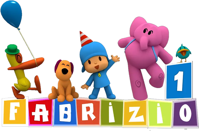 Pocoyo Png Letras Imagui Cartoon Pocoyo Png