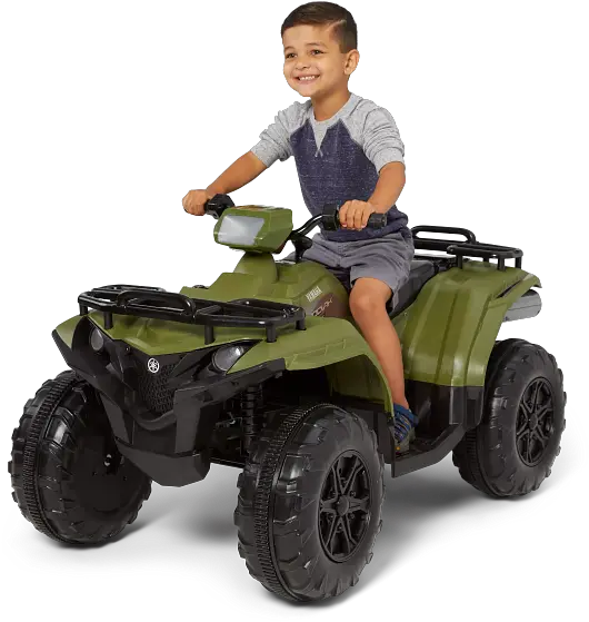 Yamaha Kodiak Kid Trax Yamaha Kodiak Quad 12 Volt Ride On Toy Png Aza Icon Wheels