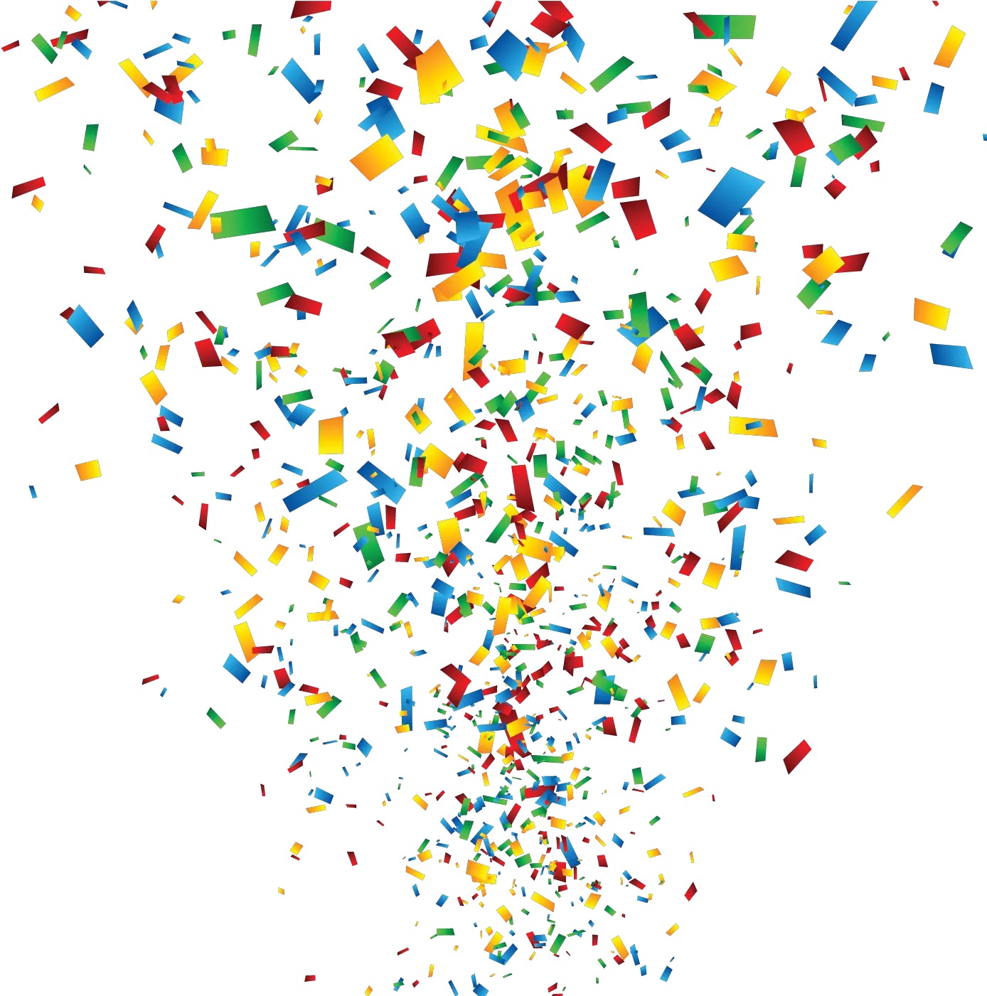 Confetti Black And White Png