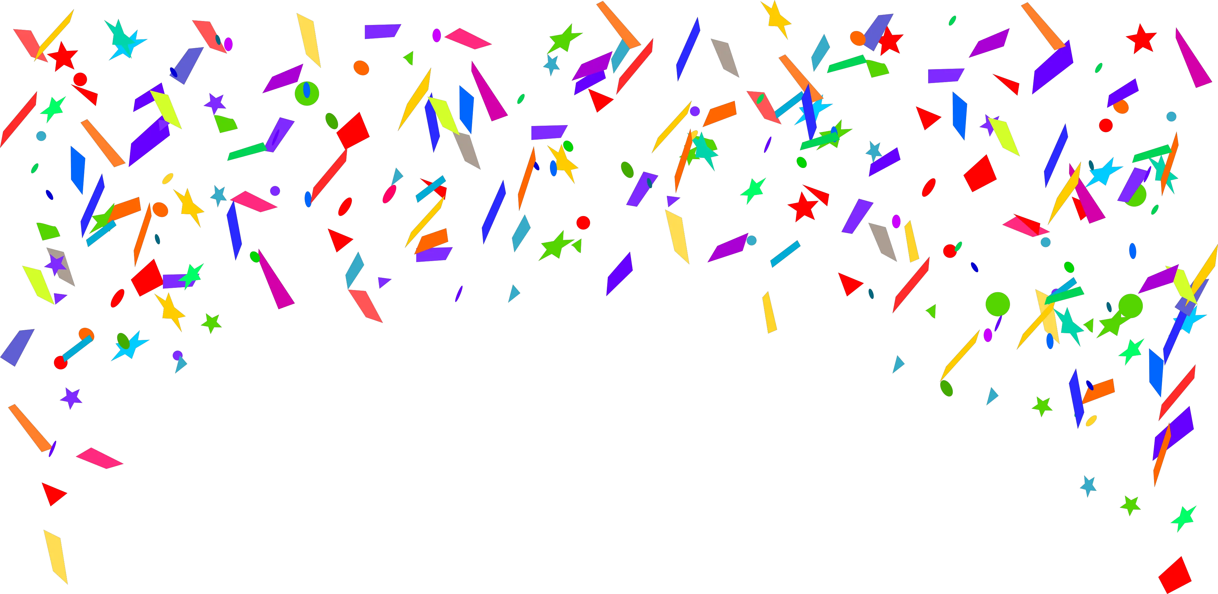 Confetti Background Transparent Png