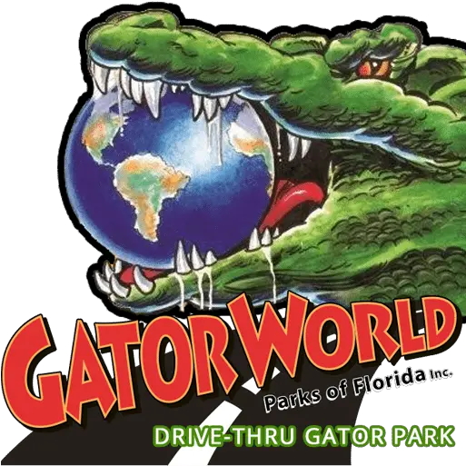 Gatorworld Parks Drivethrough Alligator Attraction Near Fictional Character Png Alligator Icon