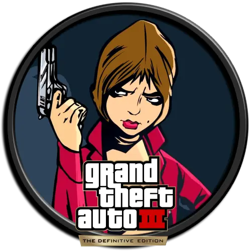 Gta Trilogy Desktop Icons Classic And Definitive Edition Grand Theft Auto Iii The Definitive Edition Png San Andreas Icon