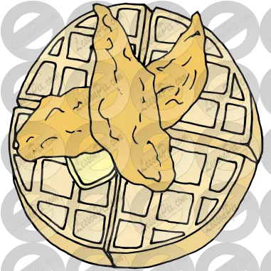 Chicken And Waffles Picture For Classroom Therapy Use Clip Art Chicken And Waffles Png Waffles Icon