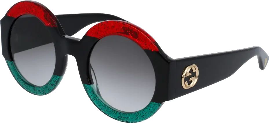Gucci Gg0084s001 Red Black Sunglasses Grey Gradient Gucci Occhiali Da Sole Donna Png Clout Glasses Png