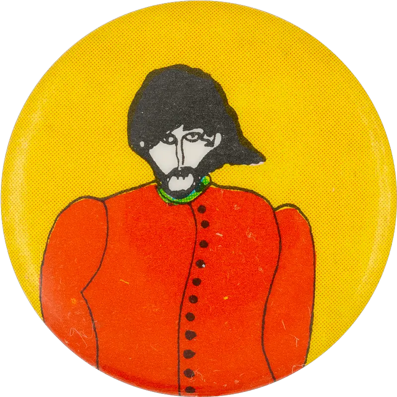 George Harrison Yellow Submarine Busy Beaver Button Museum Cartoon George Harrison Yellow Submarine Png Sub Button Png