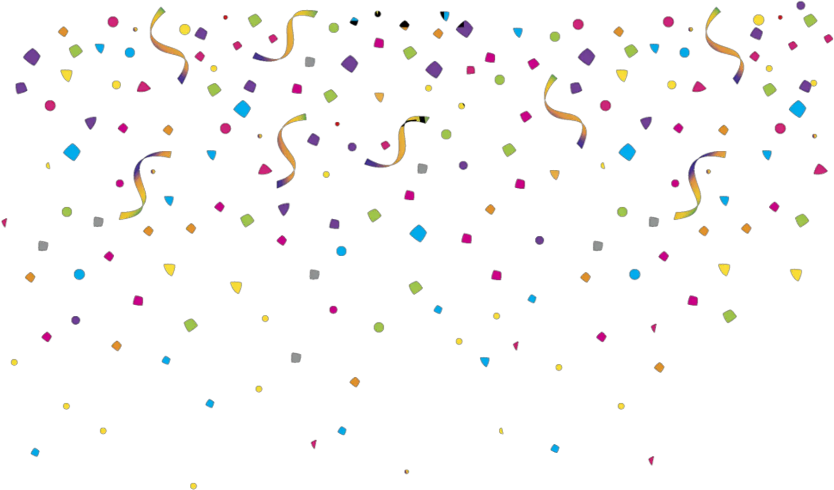 Cartoon Confetti Png Large Size