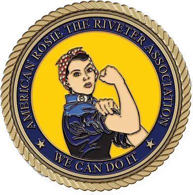 Rosie Riveter Color Circle Full Size Png Download Seekpng Rosie The Riveter Coin Rosie The Riveter Png