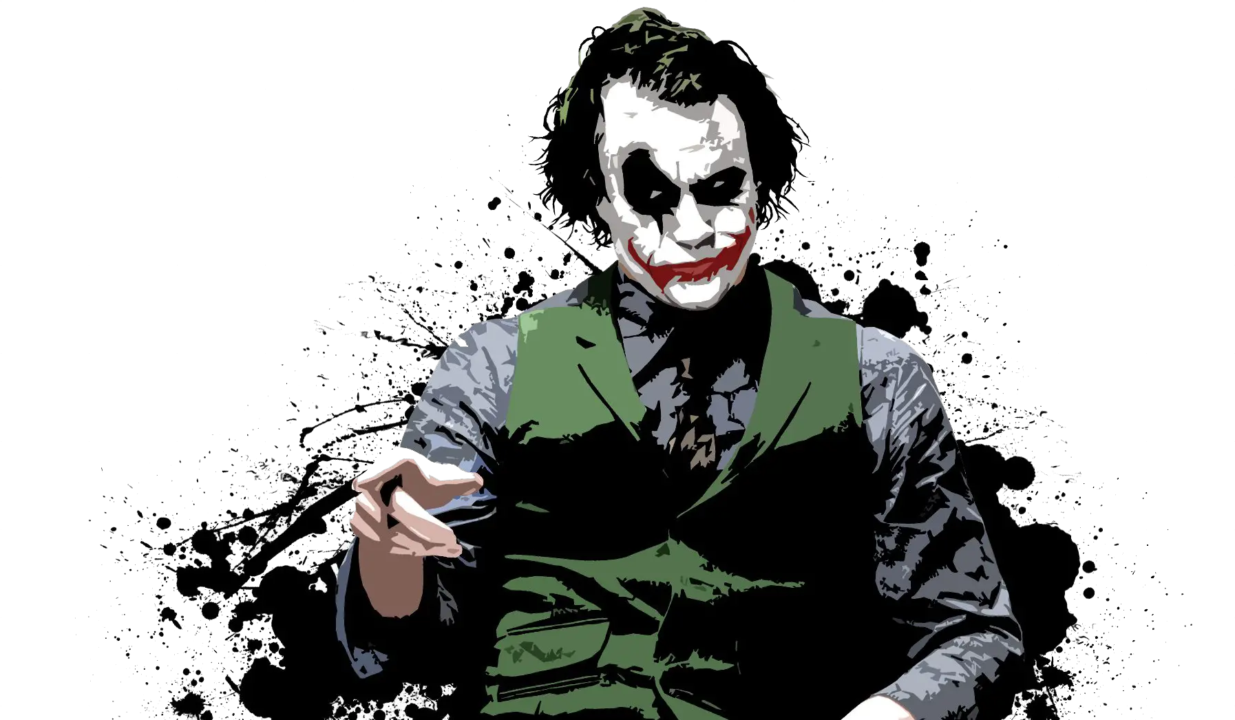 Joker Movie Png Free Image All Joker Heath Ledger Cartoon Joker Smile Png