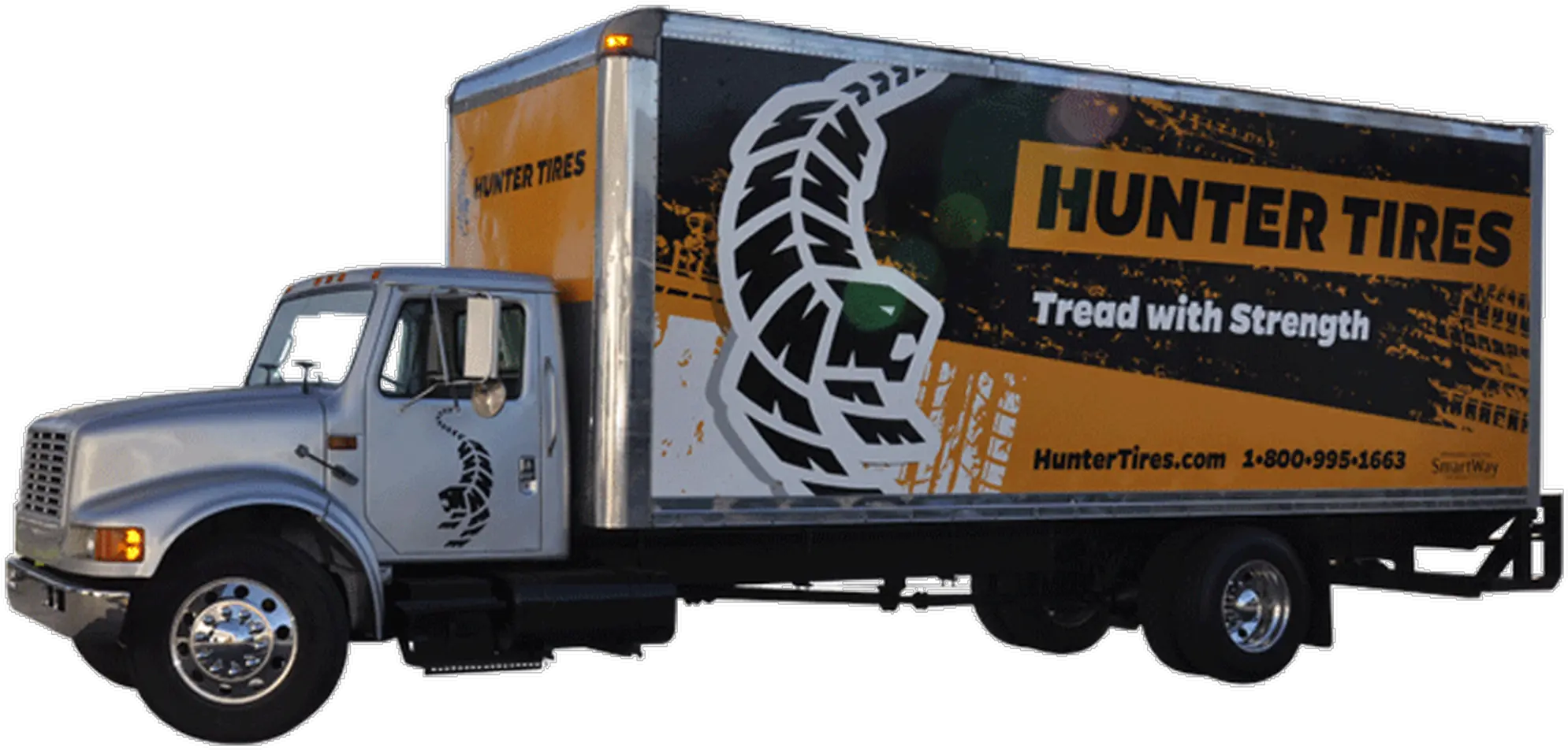 24u0027 Box Truck Wrap Using Gf For Hunter Tires Trailer Truck Png Box Truck Png