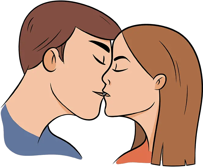 How To Draw A Kiss Really Easy Drawing Tutorial Png Kiss Cartoon Icon
