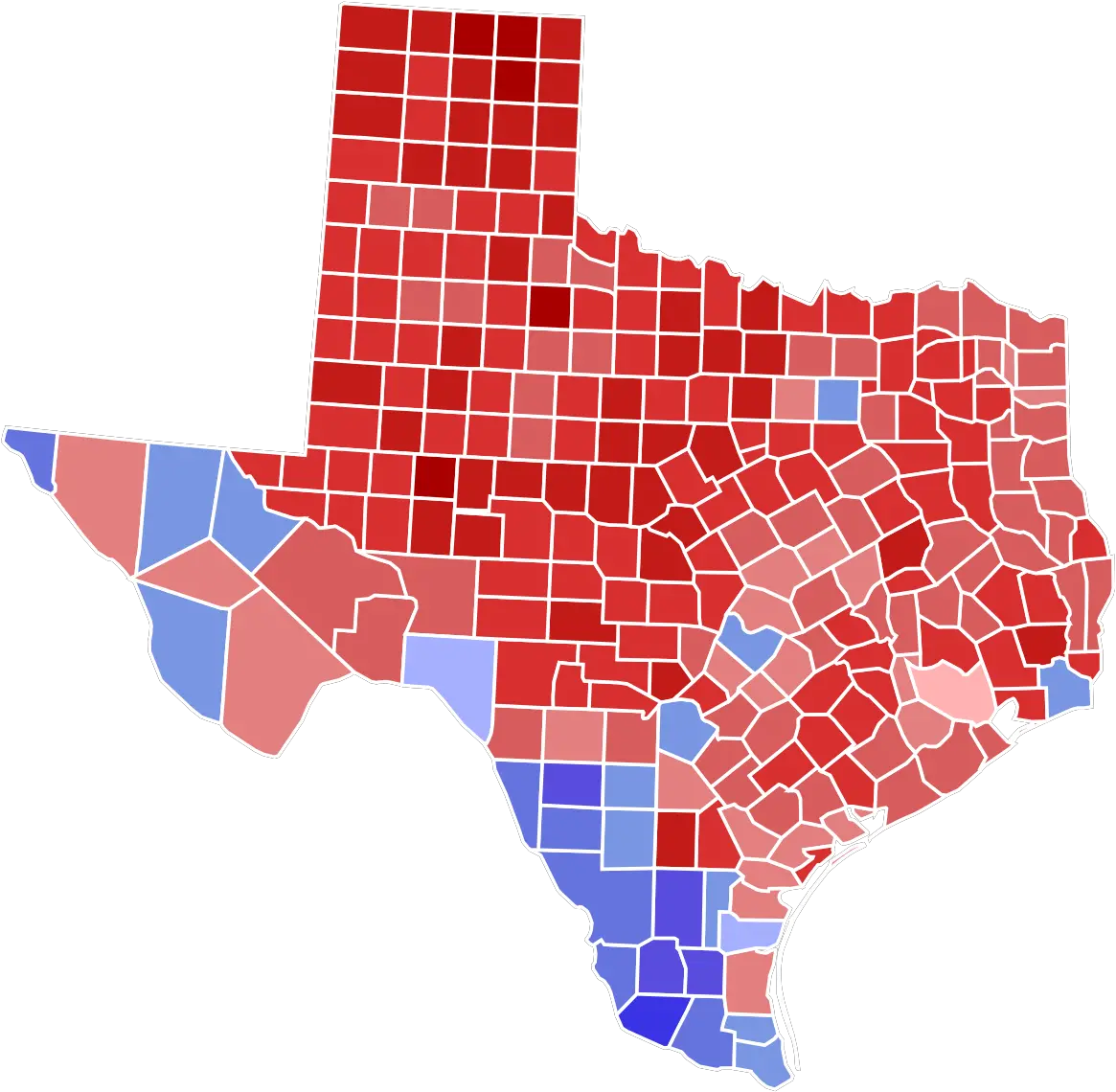 States Senate Election In Texas 2016 Election Map Texas Png Ted Cruz Png