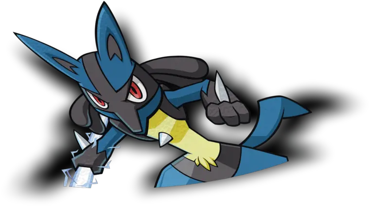 Lucario Peeker Sticker Cartoon Png Lucario Png