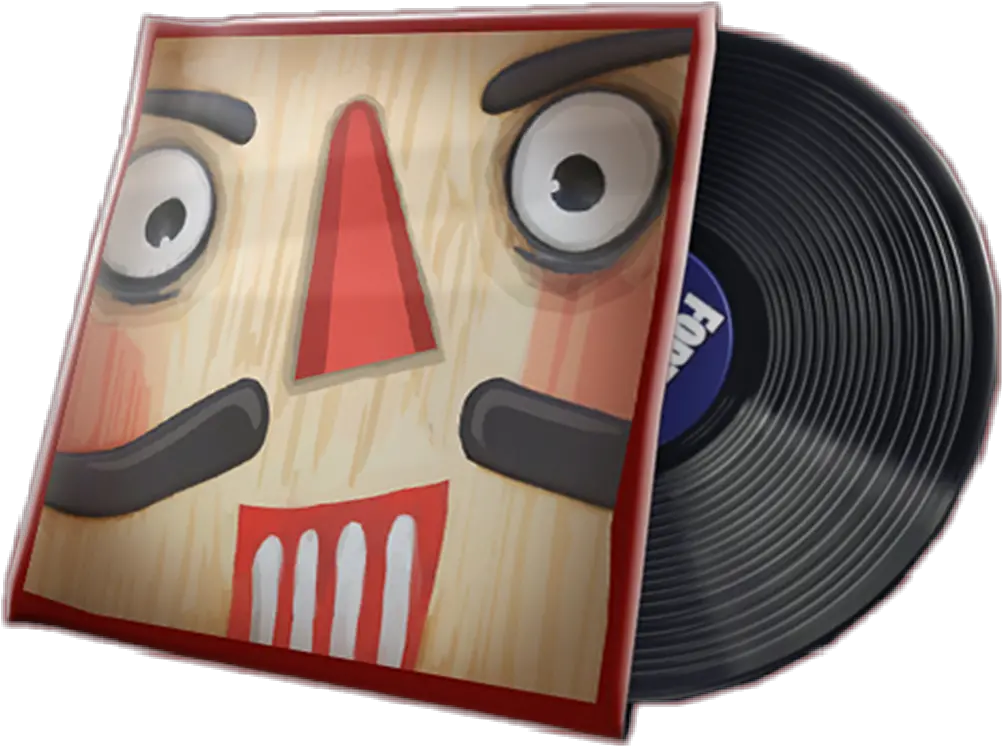 Fortnite Vinyl Disc Music Game Sticker Fortnite Crackdown Music Pack Png Fortnite Wood Png