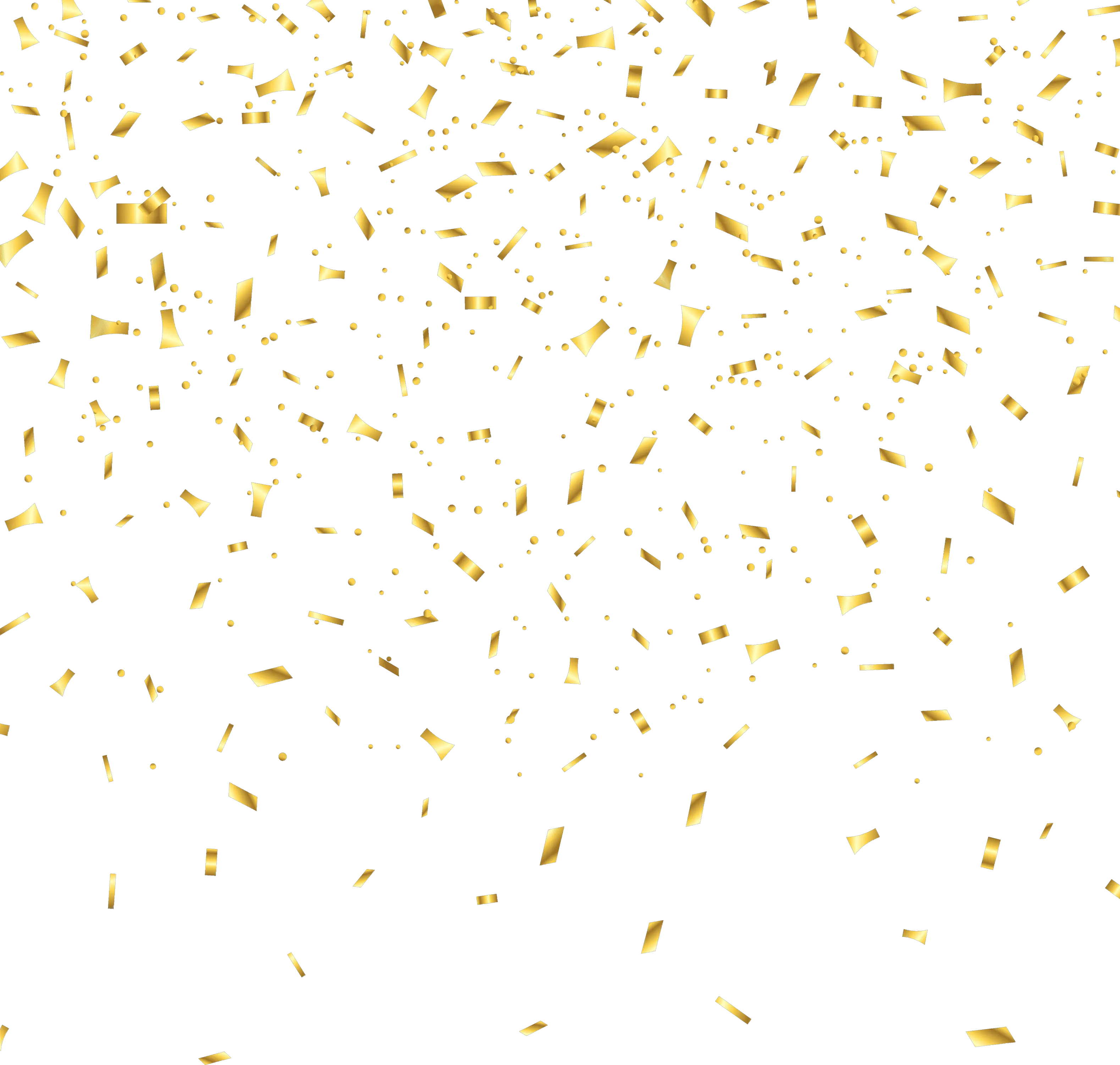 Blown Shiny Confetti Png