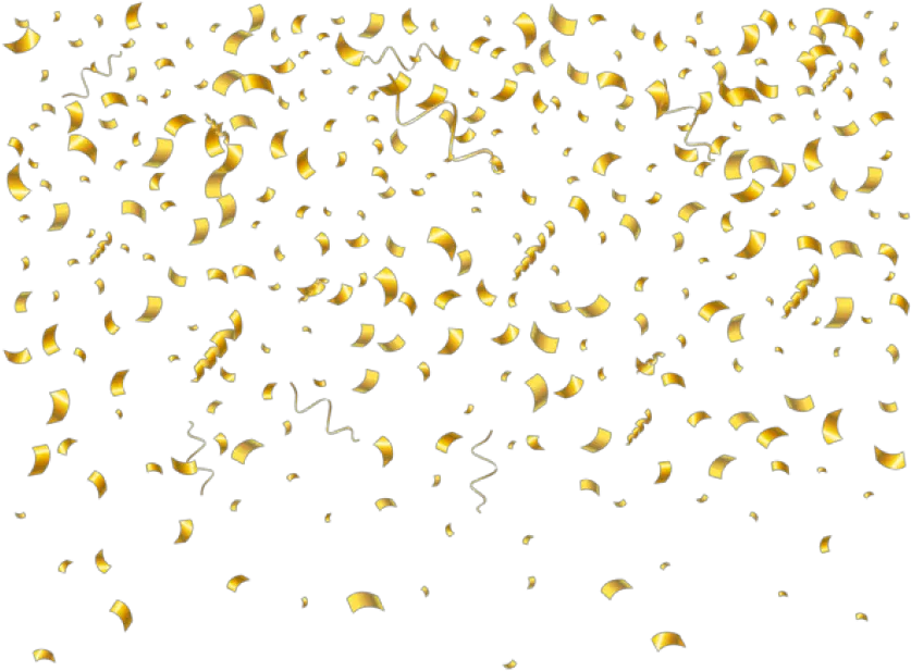 Black Confetti Png Gif