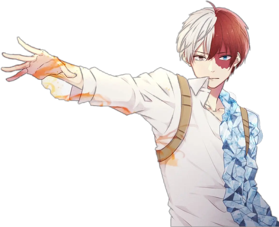 Download Hd Remixit Todoroki Yeah Ice Cool Anime Todoroki Fanart Transparent Png Todoroki Png