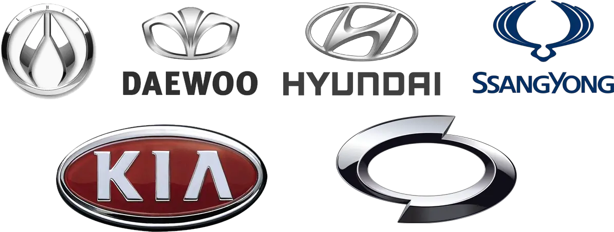Marque De Voiture Corée Liste Constructeurs Automobile Kia Arm Png Daewoo Logos