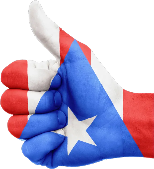 Png Puerto Rico Flag Hand Prid Puerto Rico Bandera Mano Puerto Rico Flag Png