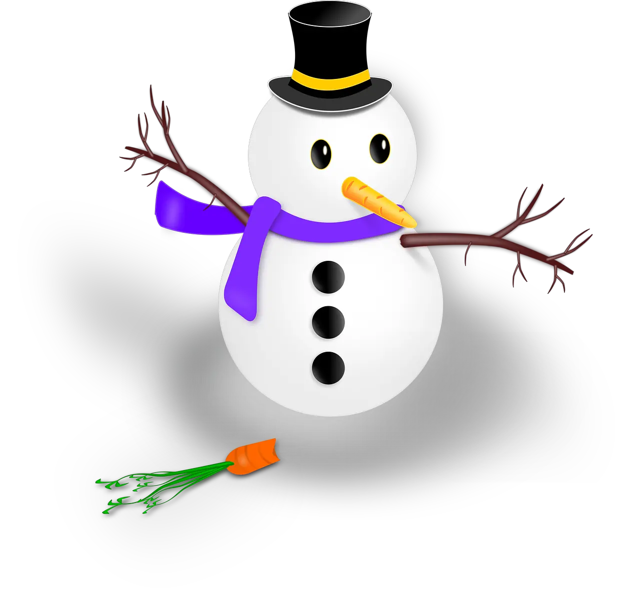 Snowman Drawing Transparent Gambar Boneka Salju Natal Png Snowman Transparent Background