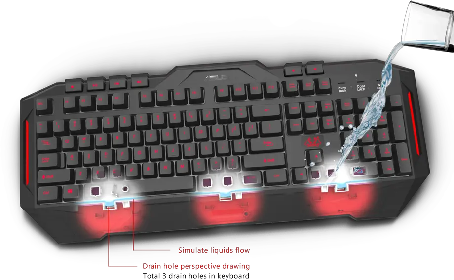 Cerberus Keyboard And Mouse Combo Keyboards U0026 Mice Asus Asus Keyboard Cerberus Png Cerberus Png