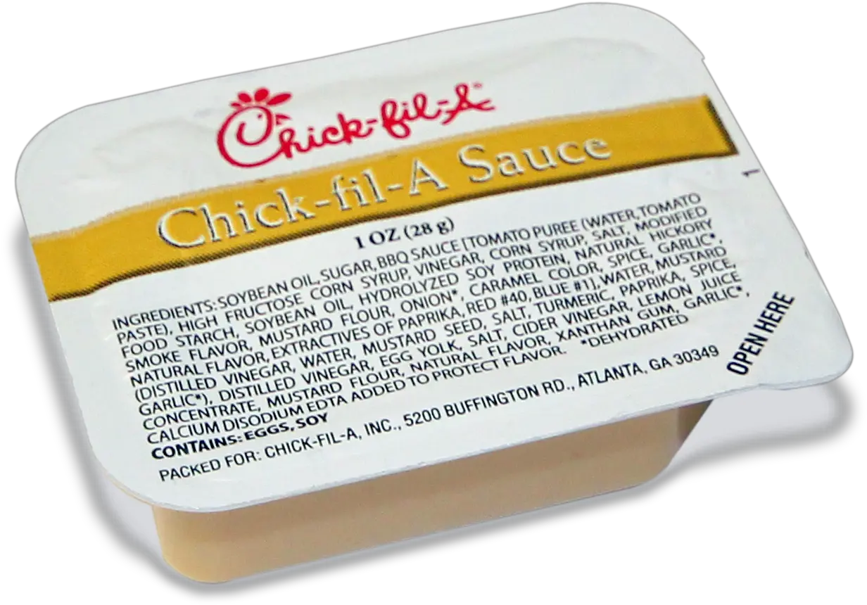 Download 5944130 Chick Fil A Sauce Ingredients Png Chick Fil A Png
