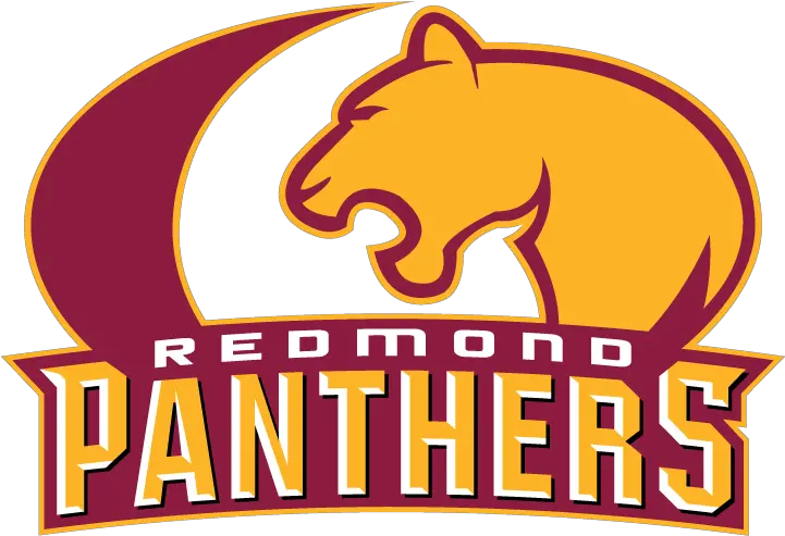 Redmond High School Home Of The Panthers Redmond High School Oregon Logo Png Panthers Logo Png
