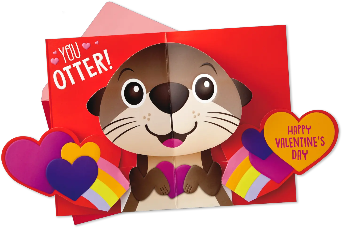 Valentine Png Images Otter Hug Funny Pop Up Valentineu0027s Happy Valentines Otter Valentine Png