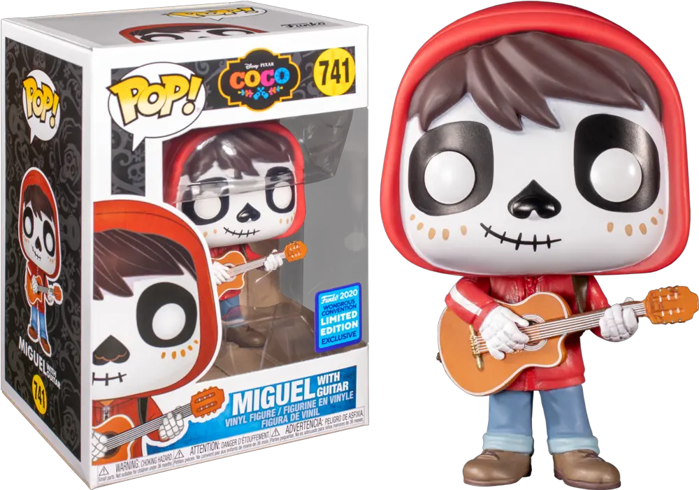 Miguel With Guitar Miguel Coco Funko Pop Png Coco Movie Png