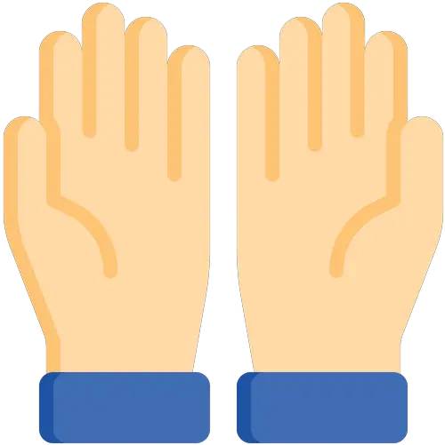 Praying Hand Icon Of Flat Style Available In Svg Png Eps Pray Hand Icon Png Praying Hands Transparent