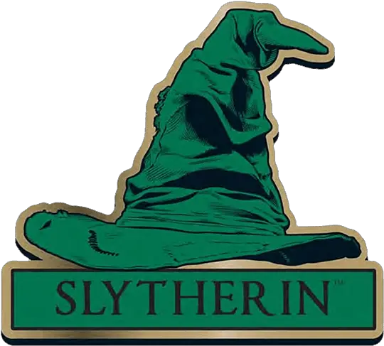 Harry Potter Slytherin Sorting Hat Badge Full Size Png Slytherin Sorting Hat Slytherin Png