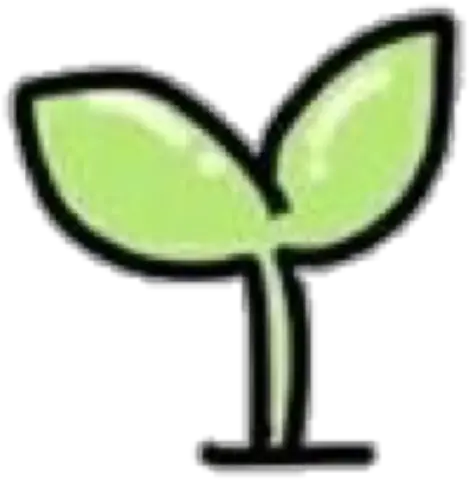Soft Cute Kawaii Green Sprout Pastel Tumblr Clipart Kawaii Sprout Png Kawaii Tumblr Png