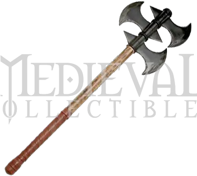Medieval Double Headed Battle Axe Six Bladed Battle Axe Double Headed Battle Axe Png Battle Axe Png