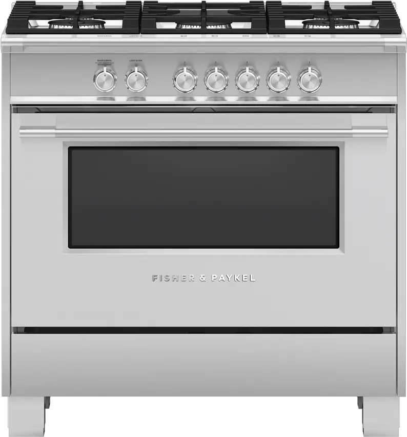 Fisher And Paykel Or36scg4x1 Gas Range 36 Fisher And Paykel Or36scg6x1 Png Electrolux Icon Oven Door Cleaning