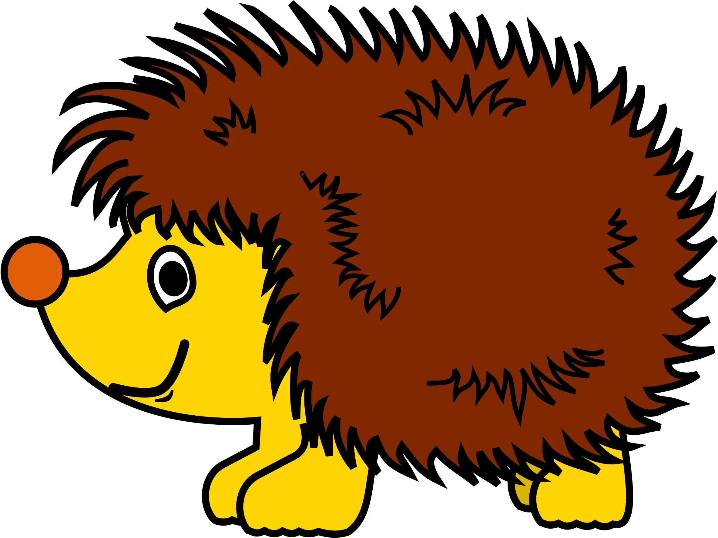 Hedgehog Clipart House Hedgehog Clipart Png Imagen De Erizo Animado Hedgehog Transparent Background