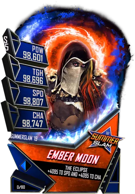 Ember Moon Wwe Supercard Ember Moon Png Ember Moon Png